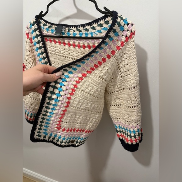 NWOT-Shannon Passero Crochet Cardigan - Picture 7 of 7